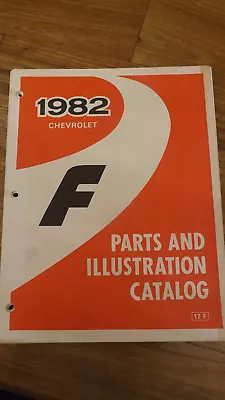 1982 F Body Parts & Illustration Catalog ChevroletChevy Camaro Berlinetta • $49.99