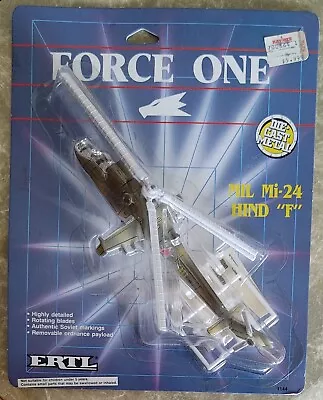 Ertl Vintage 1989 Force One Die Cast * Mil Mi-24 Hind F (#1144) * Nip * Soviet * • $39.99