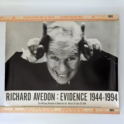 Richard Avedon: Evidence 1944- 1994 - Vintage Whitney Museum Exhibition Poster • $200