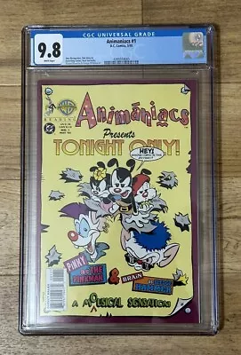 Animaniacs #1 CGC 9.8 DC Comics 1995 White Pages 1st Solo Series 🔥 • $8.50