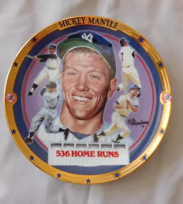 The Legendary Mickey Mantle New York Yankees Plate 536 Home Runs • $5.95