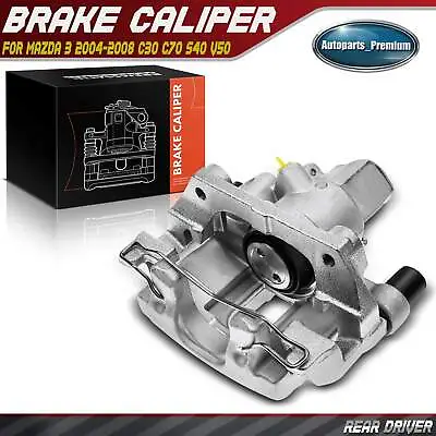 Disc Brake Caliper W/ Bracket For Mazda 3 2004-2008 C30 C70 S40 V50 Rear Left • $49.99