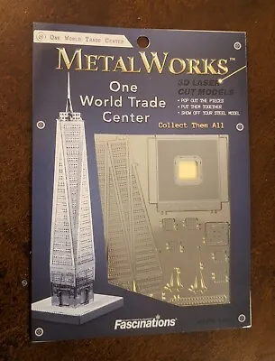 Metal Works By Fascinations 3D Laser Cut Model Kit One World Trade Center 2012 • $7.95