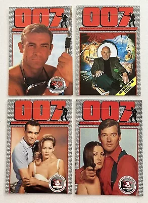 4 X 007 Magazine - Publication James Bond British Fan Club No 23 24 25 & 26 1990 • £24.99