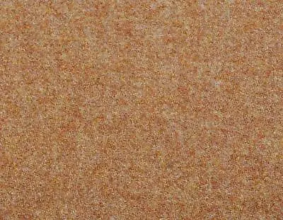 £1.99 • Buy Pure Wool Shetland Twill Fabric Material - GINGER