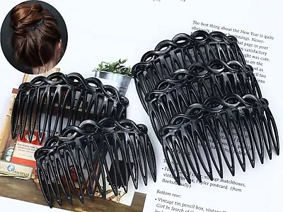 4/2 Plain French Side Hair Combs Slides Grips Clips Hair Accessories Women Girls • £2.45