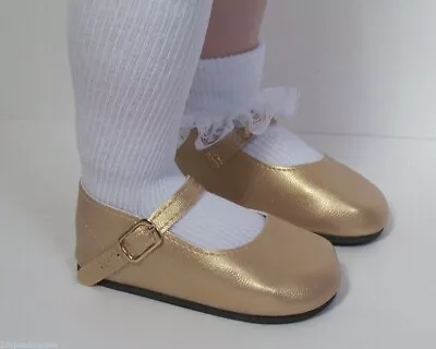 GOLD Basic Doll Shoes Fits 23  My Twinn Poseable (Debs*) • $14.19