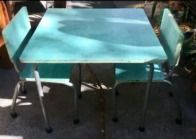 $50 • Buy Vintage Retro Kids Table & Chairs Set