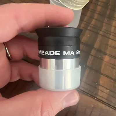 Meade MA 9mm Multi Coated 1.25 Inch Telescope Eyepiece With Case • $16.99