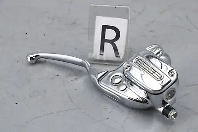 2012 Harley Street Glide CVO Front Brake Master Cylinder + Handle Lever CHROME • $200.22