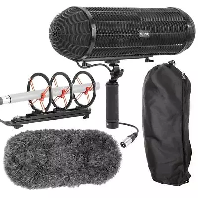 Movo Photo BWS1000 Blimp Wind  Vibration Protection SystemIntegrated XLR Cable • $99.95