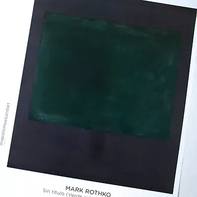 Mark Rothko Sin Titulo 2015 Spain Exhibition Poster • $150