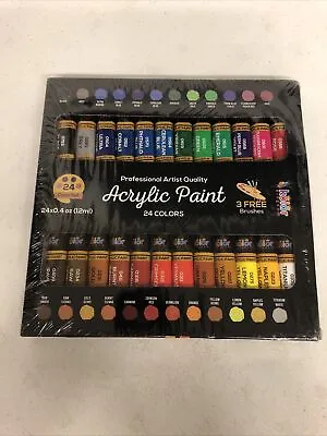 24 Colors Airbrush Paint DIY Acrylic Paint Set For Hobby Model Painting Artists • $16.47