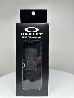 Oakley Eyeglass Cleaning Kit Lens Tactical Field Gear Case Spray Bottle Cloth • $17.95