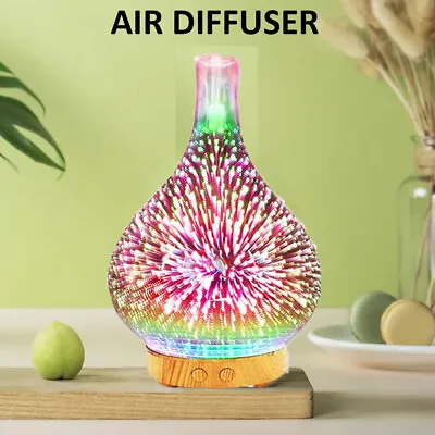 $28.59 • Buy Aromatherapy Air Diffuser 3D Aroma Essential Oil Ultrasonic Air Humidifier Color