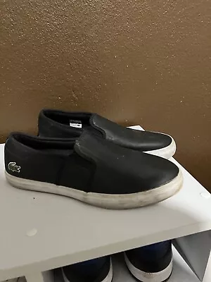 Lacoste Womens Black Slip On Shoes Women’s Size 8 • $20