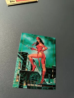 1992 Skybox Marvel Masterpieces Elektra • $0.75