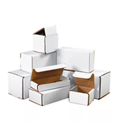 White Corrugated Mailers Many Sizes Available Shipping Packing Boxes Save Now! • $39.95