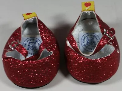 £13.41 • Buy Build A Bear Wizard Of Oz Dorothy’s Ruby Slippers Red Glitter Shoes BABW