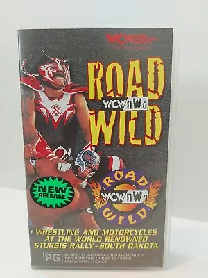 WCW NWO Road Wild 1998 VHS Video Hulk Hogan Kevin Nash DDP Sting Scott Hall WWE • $45