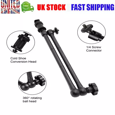 20  Adjustable Articulating Friction Magic Arm & Large Super Clamp Compatible • £16.62