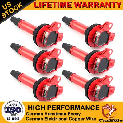 6 Pack UF553 Ignition Coil For Ford Explorer F150 Lincoln MKT Mazda 3.5L 3.7L V6 • $72.59