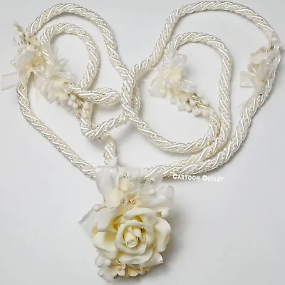 Wedding Lasso Ivory Rope Wedding Lazo De Boda  Unity Lasso Cord Bridal New • $29.99