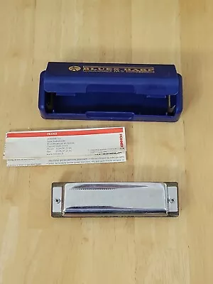 Hohner Blues Harp 532/20 MS D M533036 Harmonica 10-hole With Case Pre-owned • $24.95