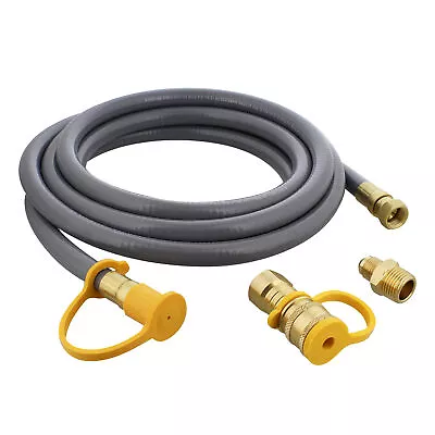 BISupply Natural Gas Grill Hose 12ft - 3/8in Female Flare To 3/8in Male Flare • $36.99