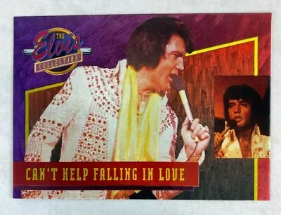 ELVIS PRESLEY River Group 1992 DUFEX Chase Card (Blank Back) CAN'T HELP FALLING • $6.50