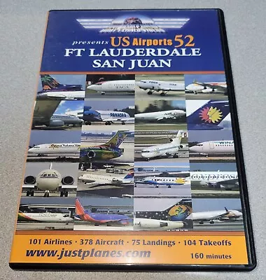 2002 US Airports 52 Ft Lauderdale San Juan Just Planes DVD  • $17.95