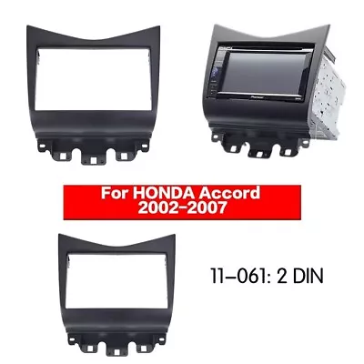 Car Stereo Radio Fascia Panel DVD-Player Double 2-DIN Frame Trim FOR ACCORD02-07 • $21.94