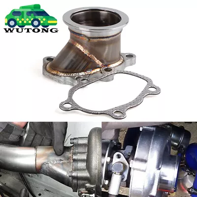 For GT25 GT28 T25 T28 Turbo Down Pipe 5 Bolt Flange To 2.5  63mm V Band Adapter • $29.85