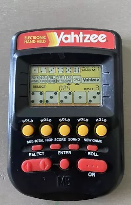 Yahtzee 1995 Milton Bradley Handheld Electronic Game Vintage *Works • $17