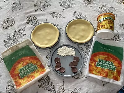 Vintage Fisher Price Fun With Food Homemade Pizza Pieces #2136 Not Complete • $14.99