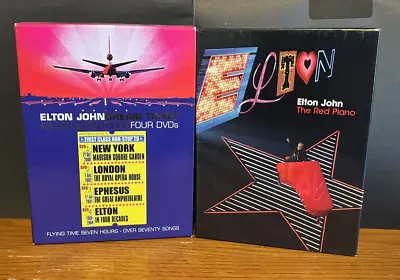 Elton John DVD Concert Boxed Set Lot: Dream Ticket & Red Piano + Audio CD's • $12.95