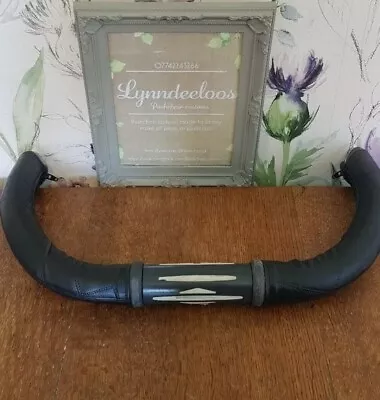 £16.75 • Buy Egg Faux Leather Handle Bar COVERS ONLY Black Quilted Brown Tan Pink Grey Curved