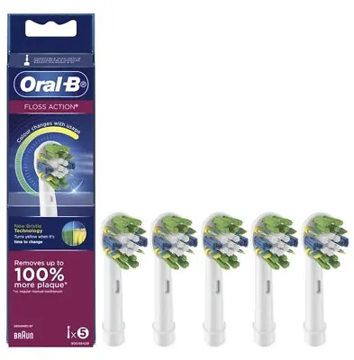 Oral-b Floss Action White Refill Heads 5 Pack • $24.95