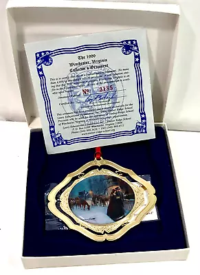 Mort Kunstler 1999 Winchester VA Collectors Ornament #3185 4th In Series • $75