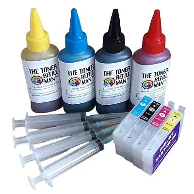 £39.40 • Buy 603XL Ink Refill Kit For Use In Eps WF-2810 WF-2830 WF-2835 With Auto Reset Chip