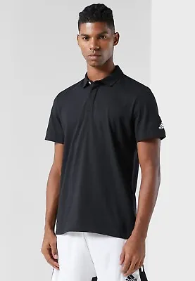 £24.99 • Buy ADIDAS Essential Men's Black Badge Of Sport Polo RRP £55 Now £24.99