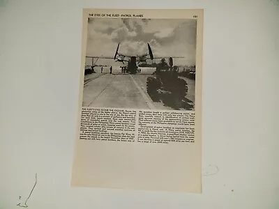 PBM Martin Mariner Patrol Bomber Plane 1942 World War 2 WW2 Picture Sheet • $16