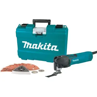 Makita 3-Amp Oscillating Tool Kit TM3010CX1 Makita TM3010CX1 088381651066 • $224.23