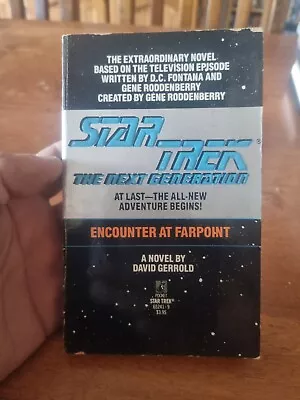 Star Trek The Next Generation: Encounter At Farpoint - Paperback Book • $18