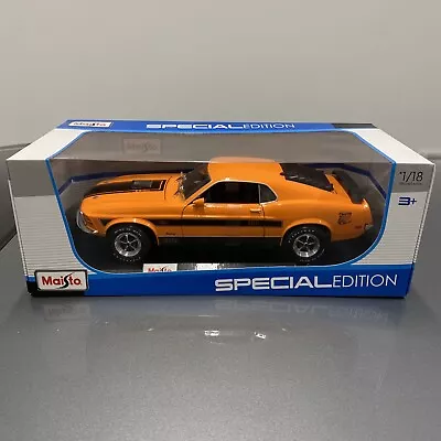 Maisto 1:18 Special Edition Diecast Model Car 1970 Ford Mustang Mach 1 • $65.95