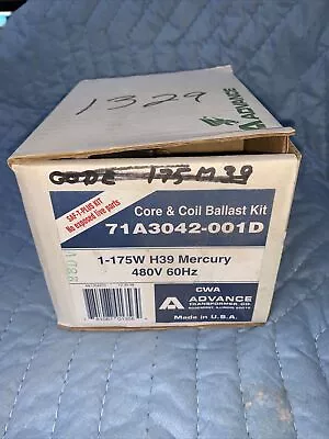 71a3042001d Advance Transformer Core Coil & Ballast Kit 1-175w H39 • $35