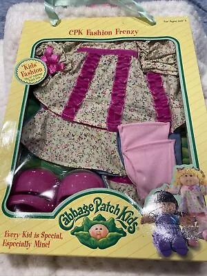 Cabbage Patch Kids Play Along Outfit Nib Shoes Socks Dress Purse Hong Kong  • $34.95