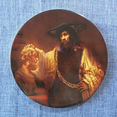 H & R Johnson Round Tile Trivet From ENGLAND Classical Painting Rembrandt Homer • $9.99