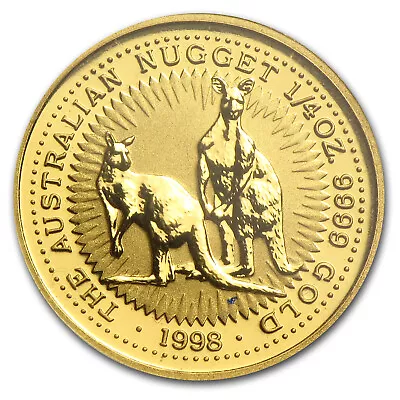 1998 Australia 1/4 Oz Gold Nugget BU • $736.83