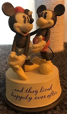 Disney Mickey & Minnie Mouse And They Lived Happily Ever After Figurine Hallmark • $10